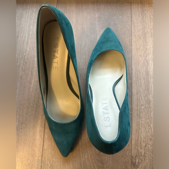 1. STATE teal high heels size 8.5 - Picture 6 of 7